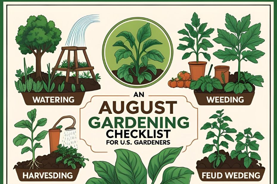 August Gardening Checklist for U.S. Gardeners