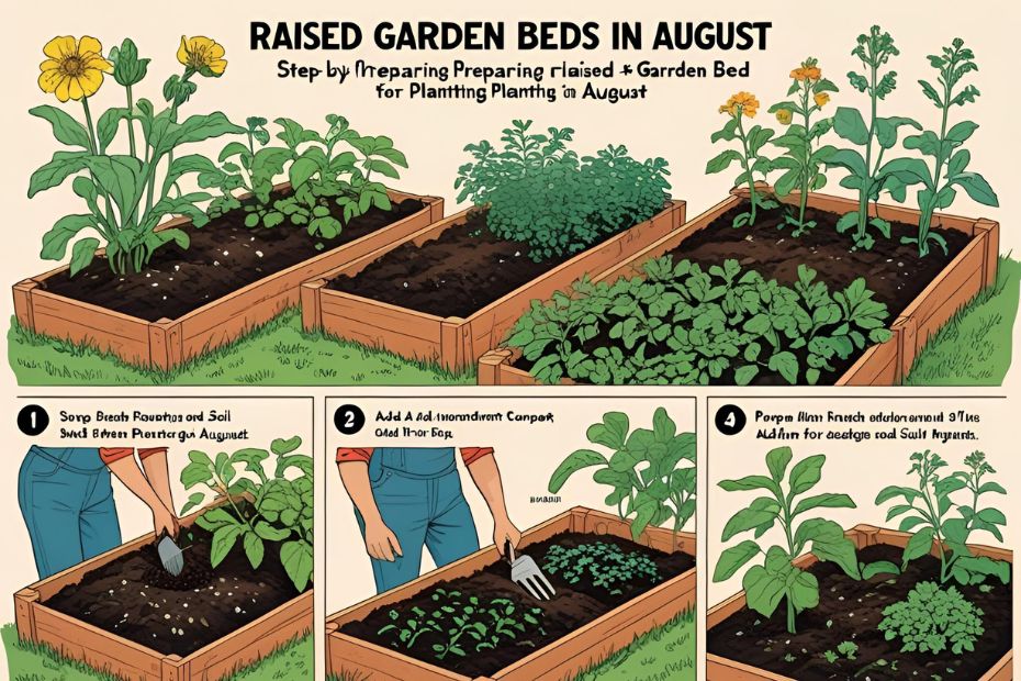 How to Prep Raised Beds in August